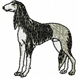 Dogs Embroidery Design 10